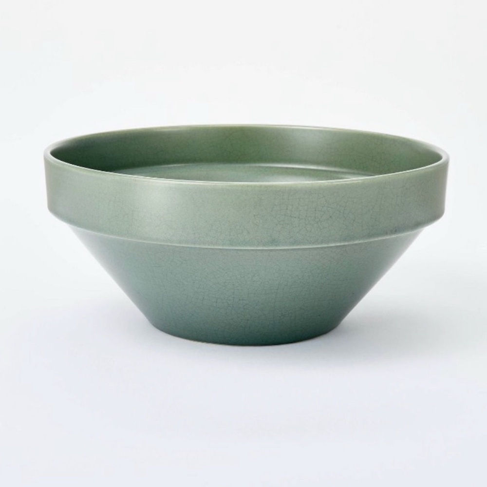 NWT Green Wide Brim Bowl - Threshold™designed with Studio McGee